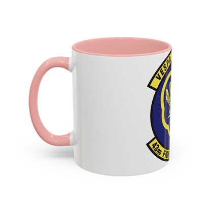 43d Fighter Squadron (U.S. Air Force) Accent Coffee Mug