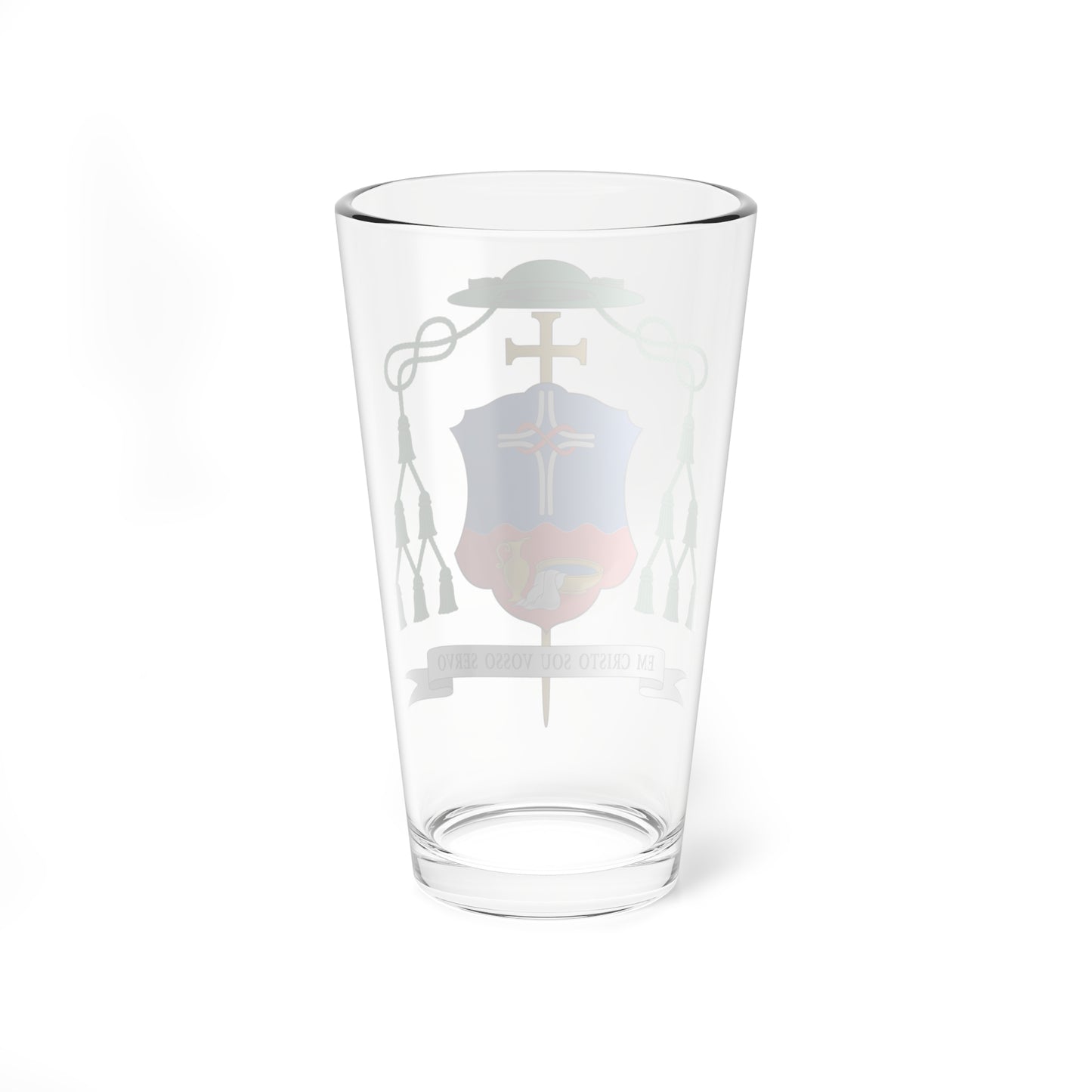 Escudo de Edgar Xavier Ertl (Spain) (Coat of Arms) Pint Glass 16oz