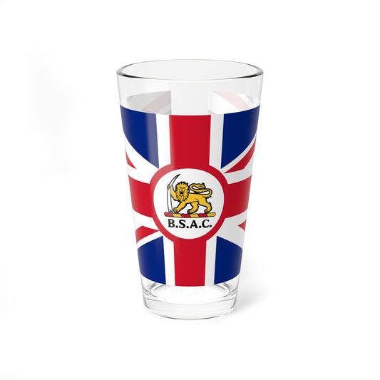Flag of BSAC edit (South Africa) Pint Glass 16oz