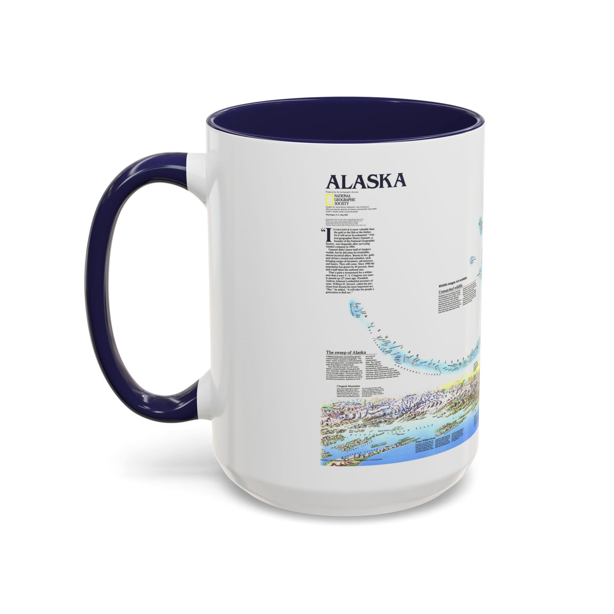 Alaska 2 (1994) (Map) Accent Coffee Mug