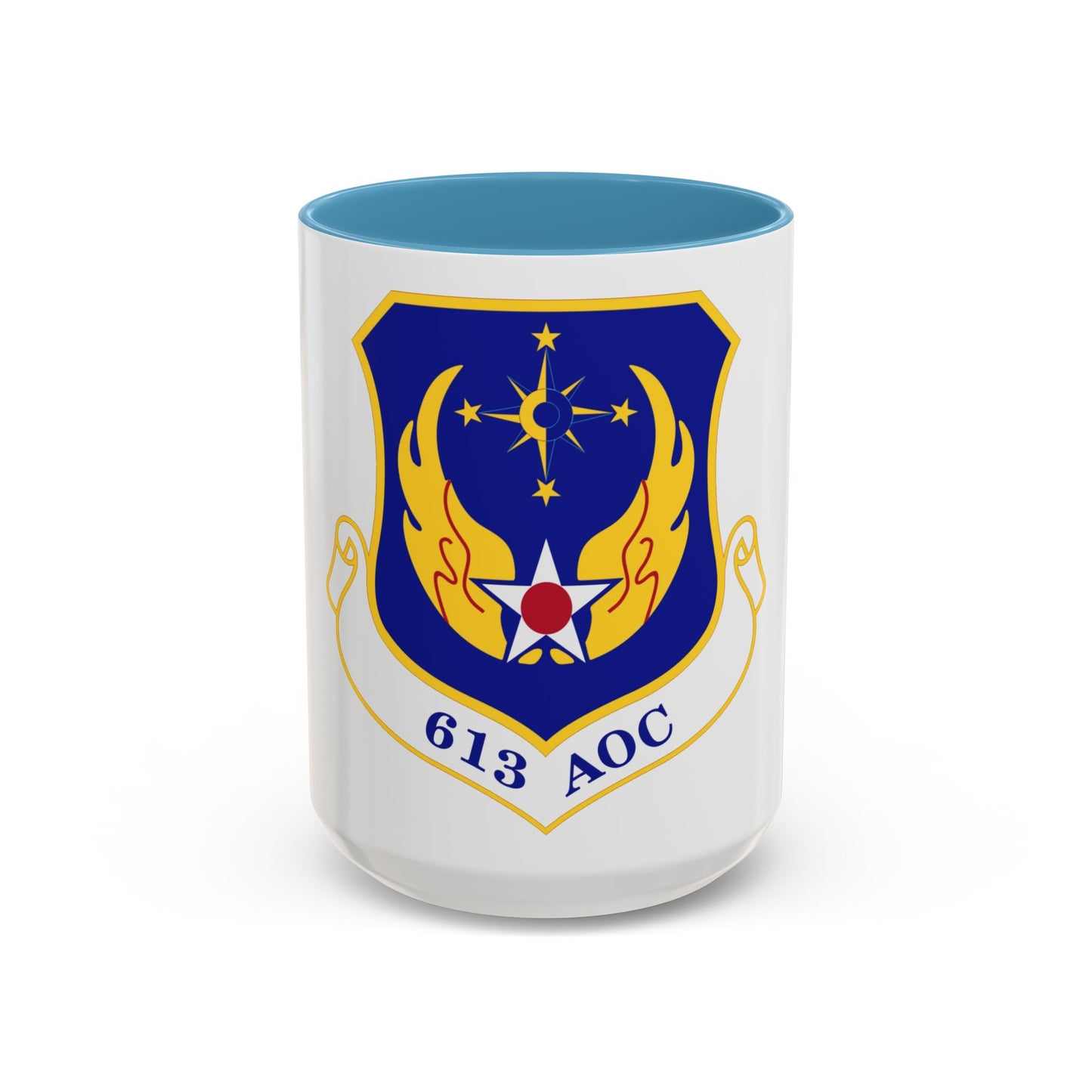 613 Air Operations Center PACAF (U.S. Air Force) Accent Coffee Mug