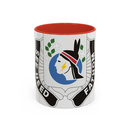 635 Military Intelligence Battalion (U.S. Army) Accent Coffee Mug