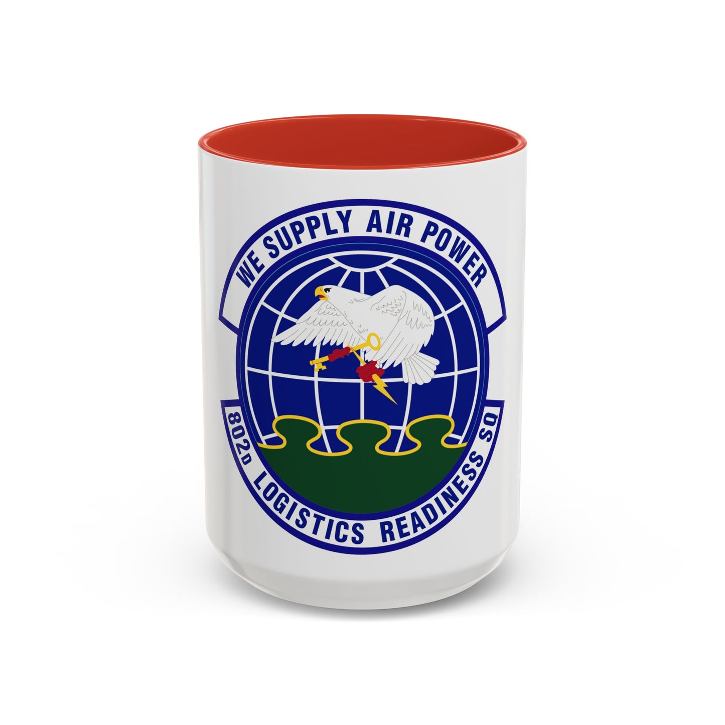 802d Logistics Readiness Squadron (U.S. Air Force) Accent Coffee Mug