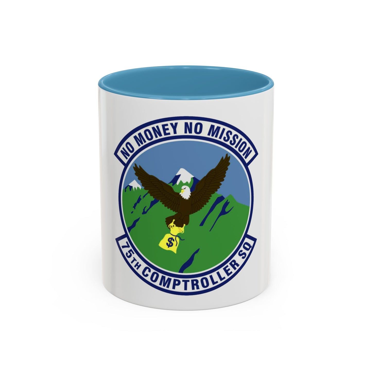 75th Comptroller Squadron (U.S. Air Force) Accent Coffee Mug