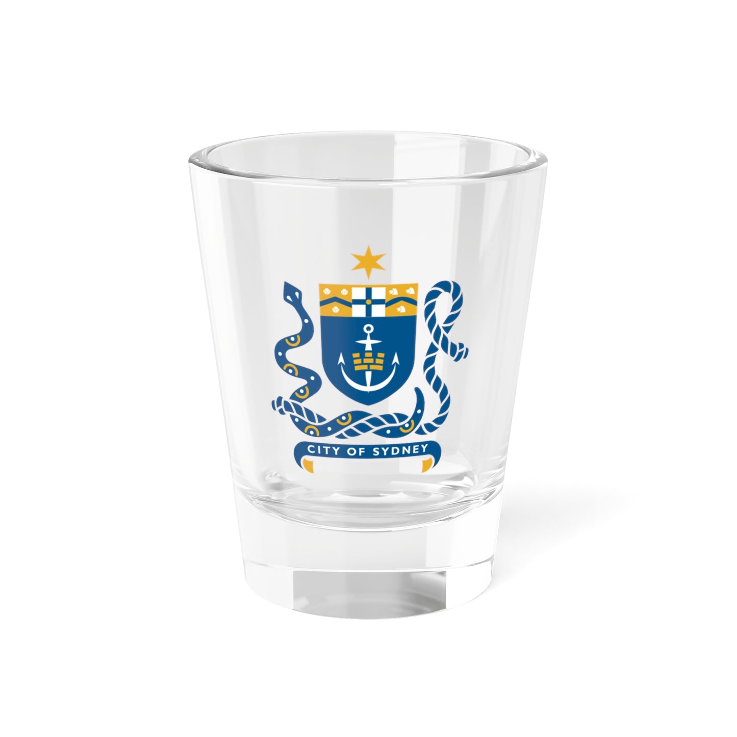 Coat of Arms Sydney Australia - Shot Glass 1.5oz