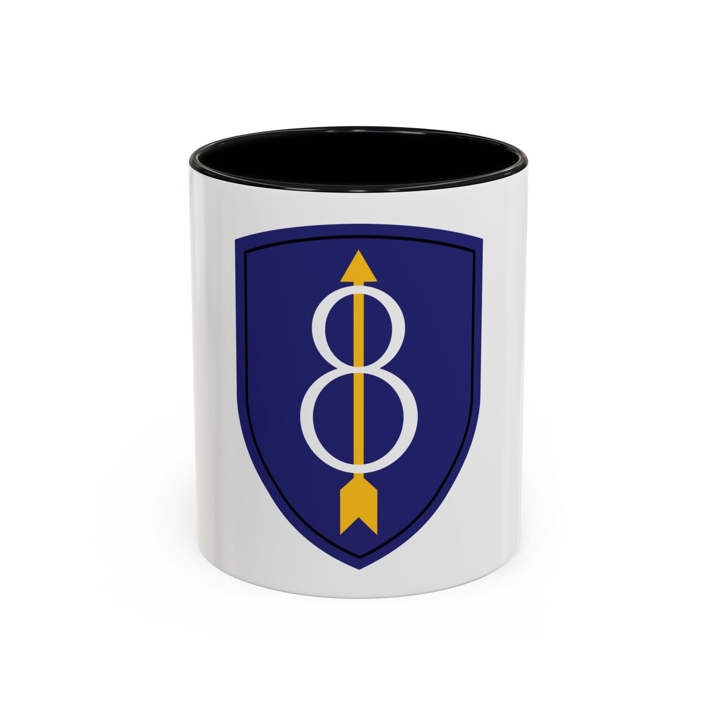 8th Infantry Division patch (U.S. Army) Accent Coffee Mug