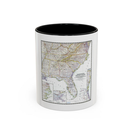 USA - Southeastern (1947) (Map) Accent Coffee Mug