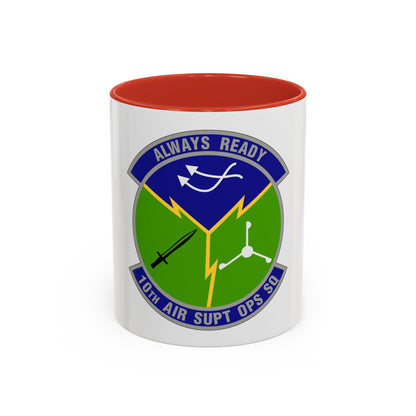 10 Air Support Operations Squadron ACC (U.S. Air Force) Accent Coffee Mug