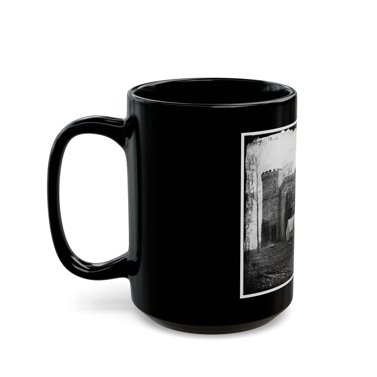 Auburn, Virginia.  Castle Murray  (Five Miles Southeast Of Warrenton), Headquarters Of Gen. Alfred Pleasonton (U.S. Civil War) Black Coffee Mug