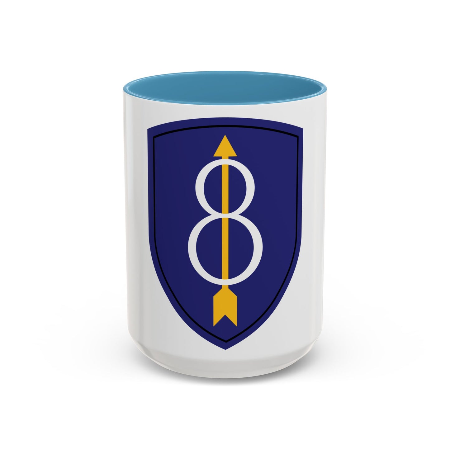 8th Infantry Division patch (U.S. Army) Accent Coffee Mug