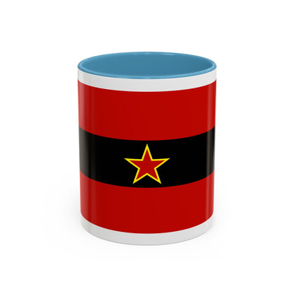 Civil Ensign of Albania 1945 to 1992 - Accent Coffee Mug