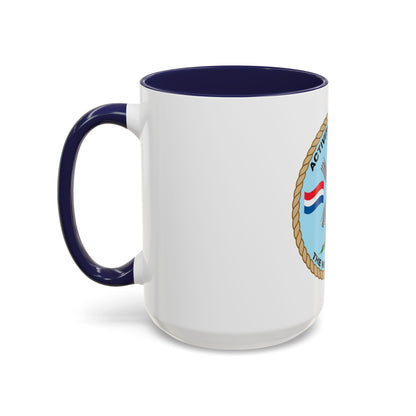 USCG Activities Europe the Netherlands (U.S. Coast Guard) Accent Coffee Mug