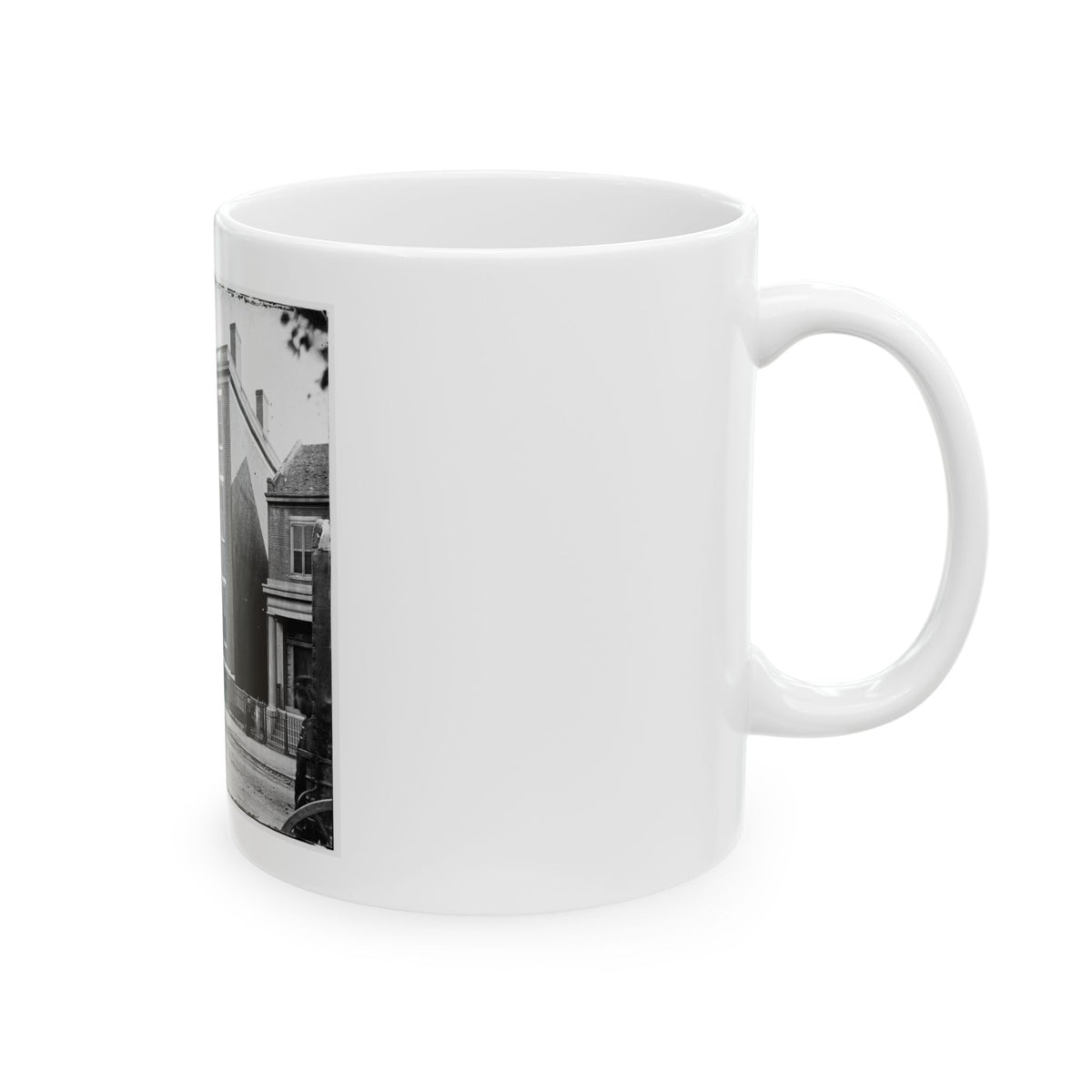 Richmond, Va. Residence Of Gen. Robert E. Lee (707 East Franklin Street) (U.S. Civil War) White Coffee Mug