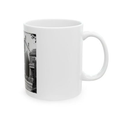 Richmond, Va. Residence Of Gen. Robert E. Lee (707 East Franklin Street) (U.S. Civil War) White Coffee Mug
