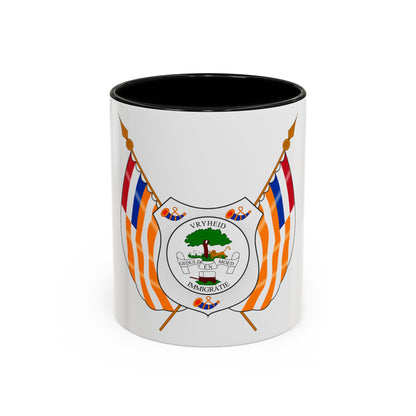 Coat of arms of the Orange Free State - Accent Coffee Mug