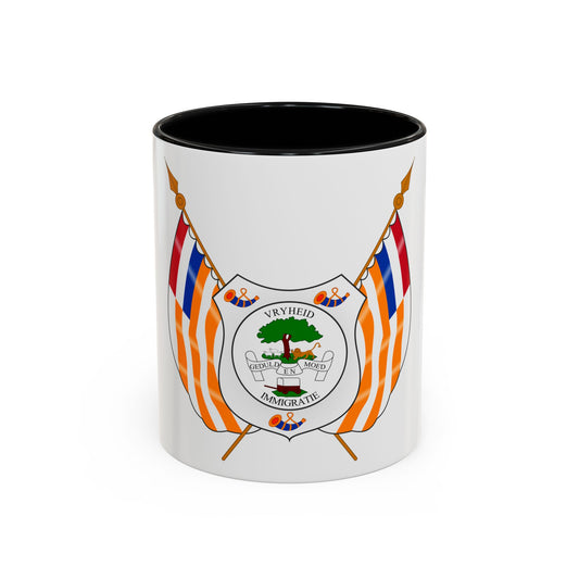 Coat of arms of the Orange Free State - Accent Coffee Mug