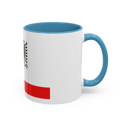 Naval Ensign of Albania - Accent Coffee Mug