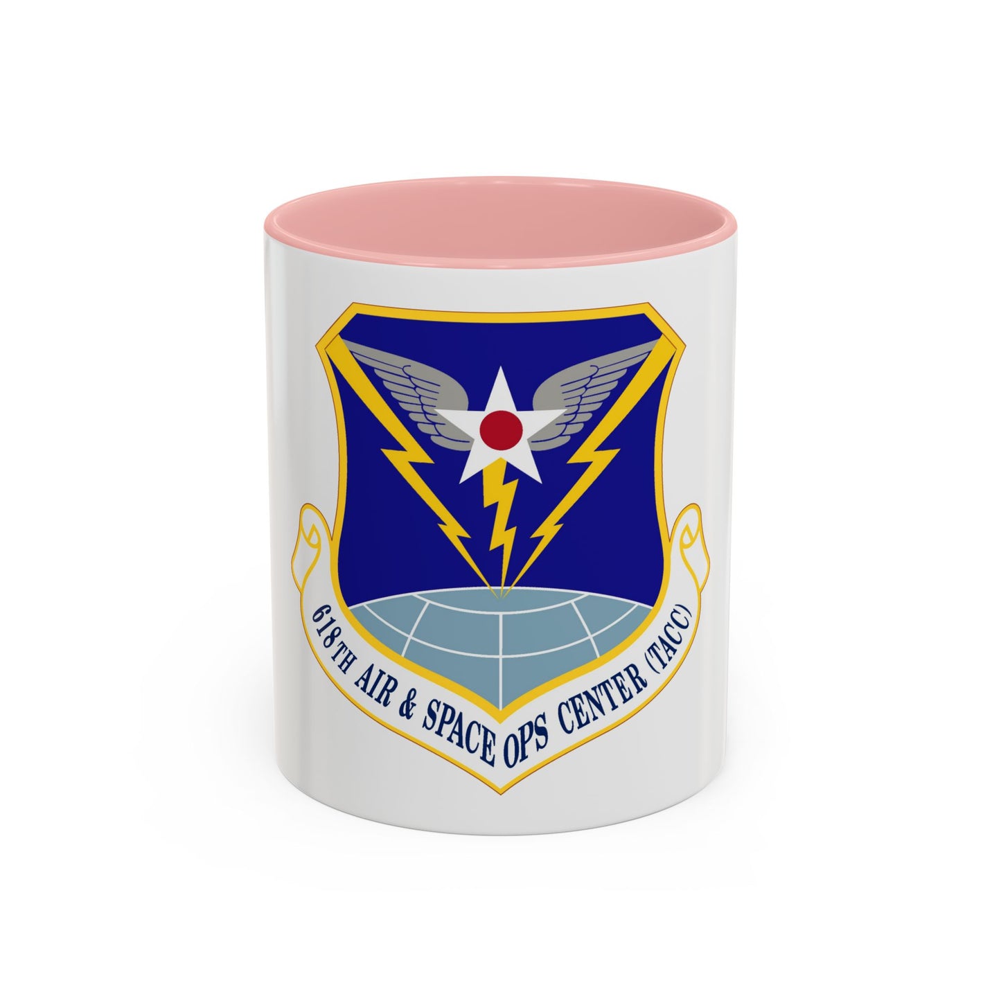 618 Air Operations Center AMC (U.S. Air Force) Accent Coffee Mug