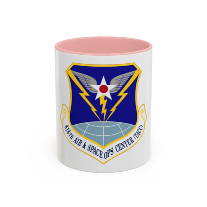 618 Air Operations Center AMC (U.S. Air Force) Accent Coffee Mug