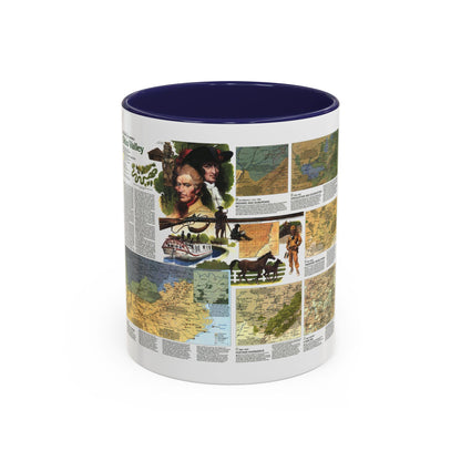USA - Ohio Valley 2 (1985) (Map) Accent Coffee Mug