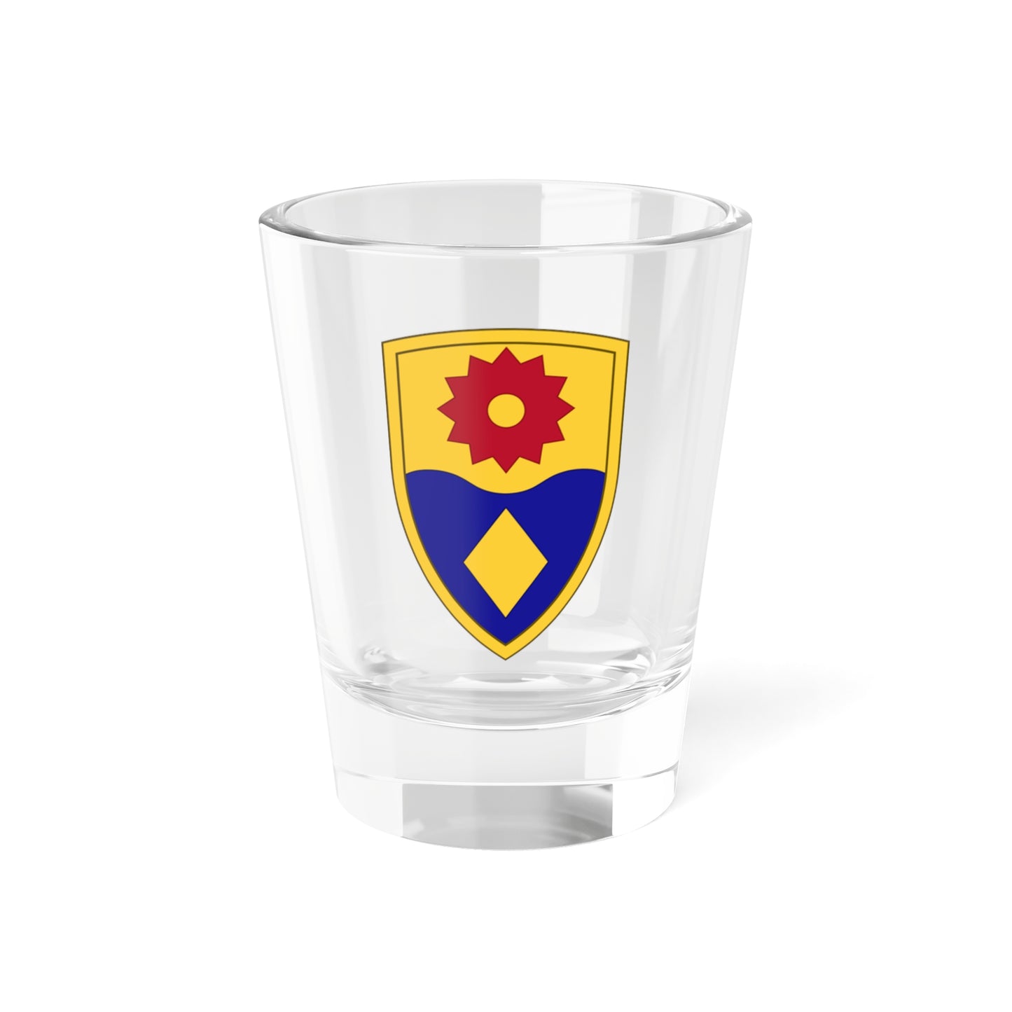 Verre à liqueur de la 49e brigade de police militaire (armée américaine) 1,5 oz