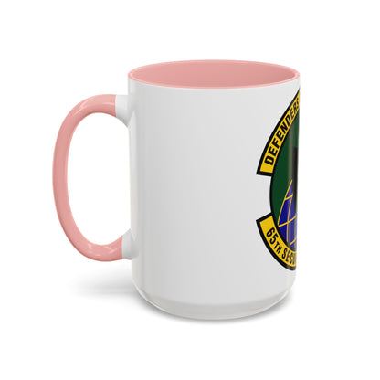 65th Security Forces Squadron (U.S. Air Force) Accent Coffee Mug