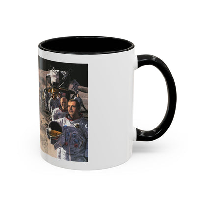 Space - Teammates in Mankind's Greatest Adventure (1973) (Map) Accent Coffee Mug