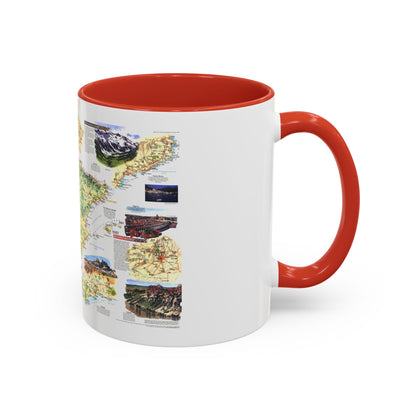 Spain and Portugal - A Traveller's Map (1998) (Map) Accent Coffee Mug