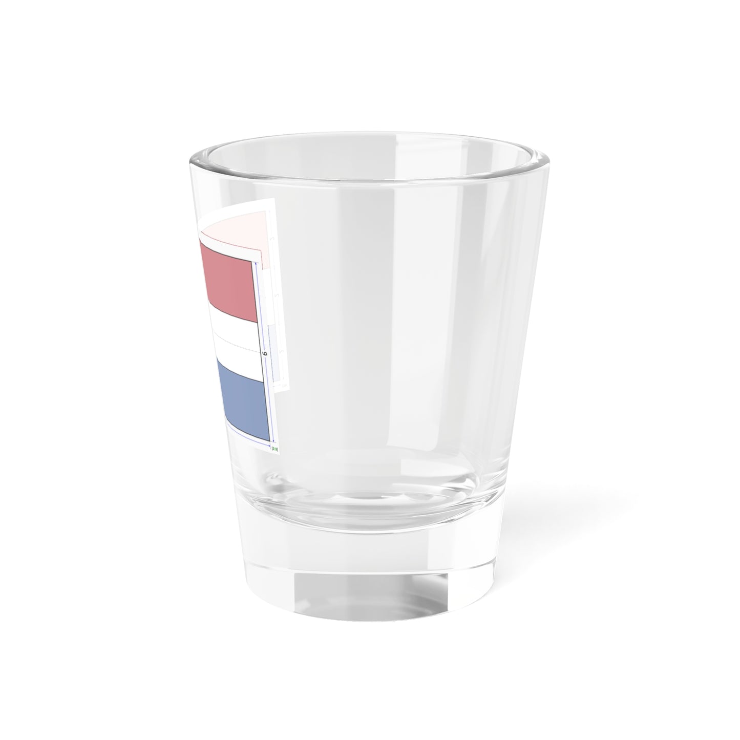 Flag of the Netherlands construction sheet (Netherlands) Shot Glass 1.5oz