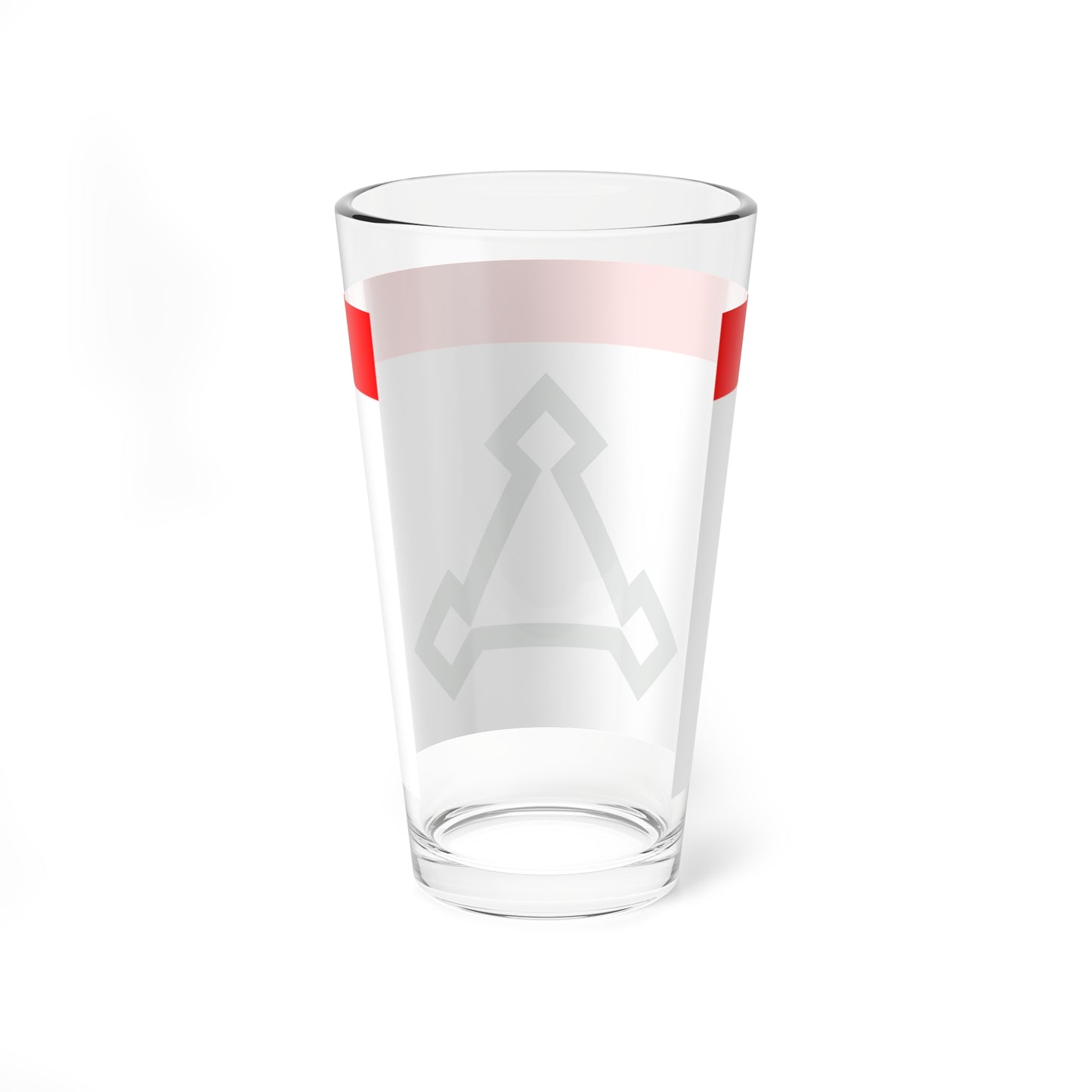 Flag of Volokolamsk city Moscow oblast (Russia) Pint Glass 16oz