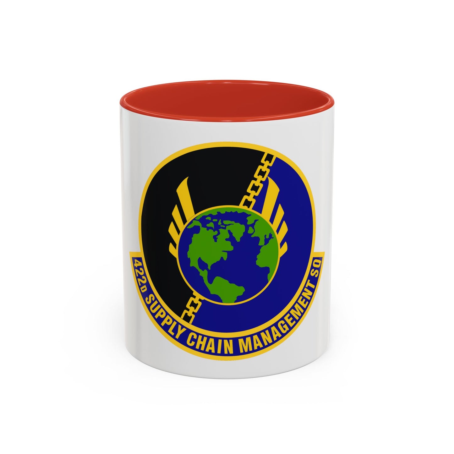 422d Supply Chain Management Squadron (U.S. Air Force) Accent Coffee Mug