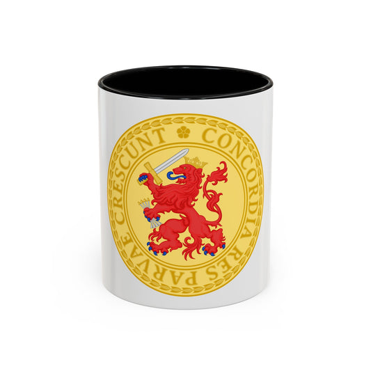 Great Seal of the Batavian Republic (1802) - Accent Coffee Mug