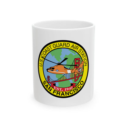 USCG Air Station San Francisco (U.S. Coast Guard) White Coffee Mug