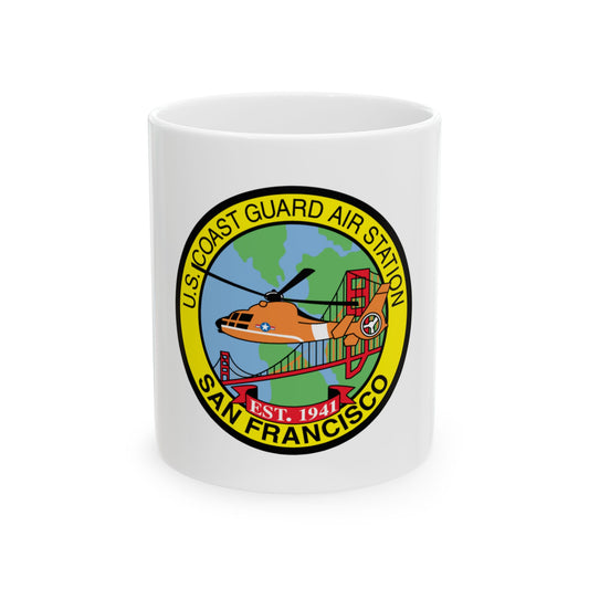 USCG Air Station San Francisco (U.S. Coast Guard) White Coffee Mug