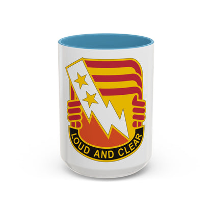 12 Signal Group (U.S. Army) Accent Coffee Mug