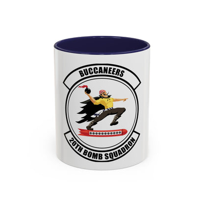 20th Bomb Squadron Emblem (U.S. Air Force) Accent Coffee Mug