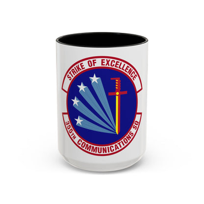 355 Communications Squadron ACC (U.S. Air Force) Accent Coffee Mug
