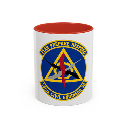 788 Civil Engineer Squadron AFMC (U.S. Air Force) Accent Coffee Mug