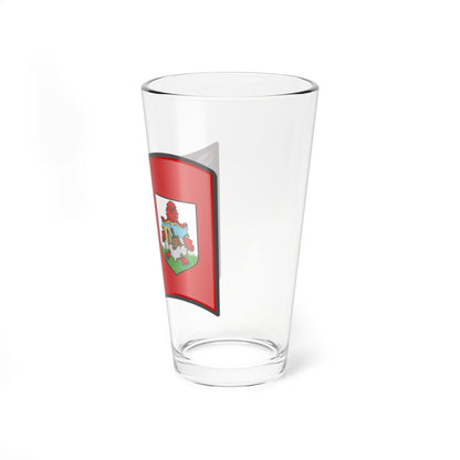 Nuvola Bermudian flag (United Kingdom) Pint Glass 16oz