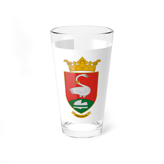 Flag of Nemesszalok (Hungary) Pint Glass 16oz