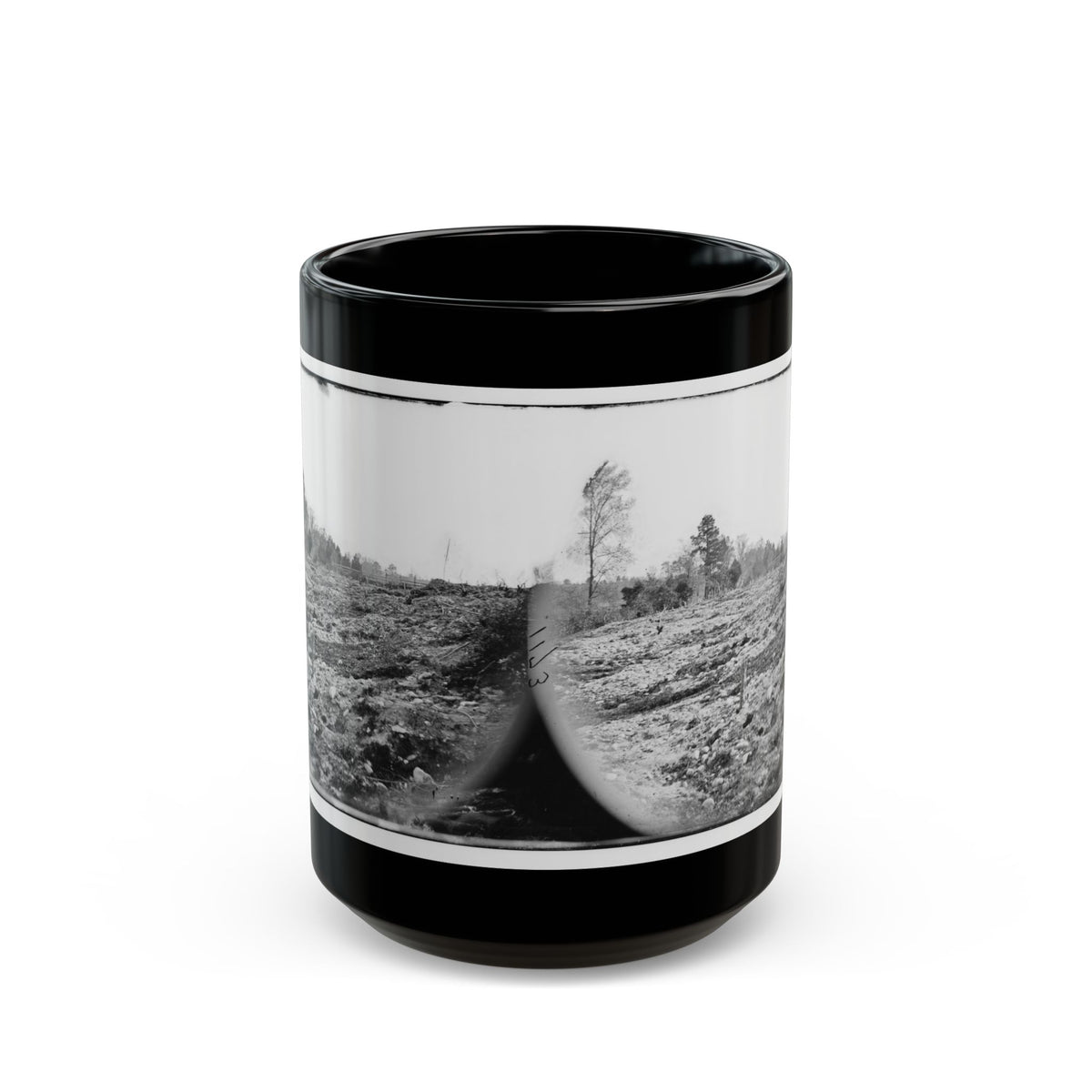 Cold Harbor, Va. View Of The Battlefield (U.S. Civil War) Black Coffee Mug