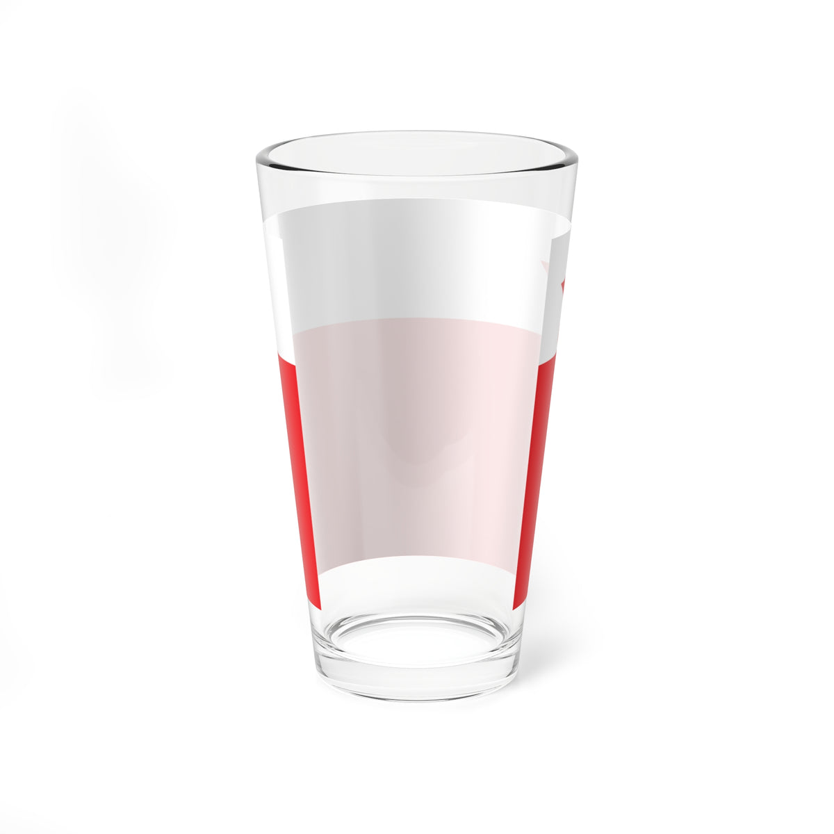 Proposed PRC national flags 017 (China) Pint Glass 16oz