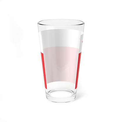 Proposed PRC national flags 017 (China) Pint Glass 16oz