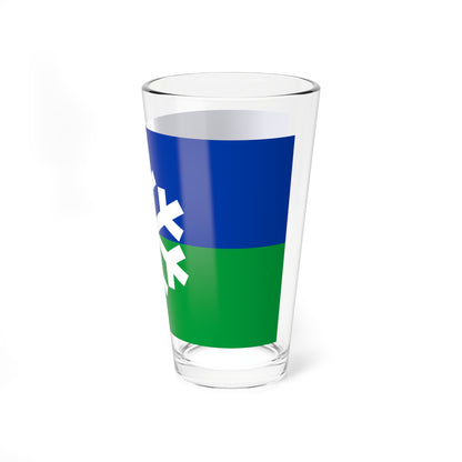 Flag of Northern oblastnichestvo (Russia) Pint Glass 16oz