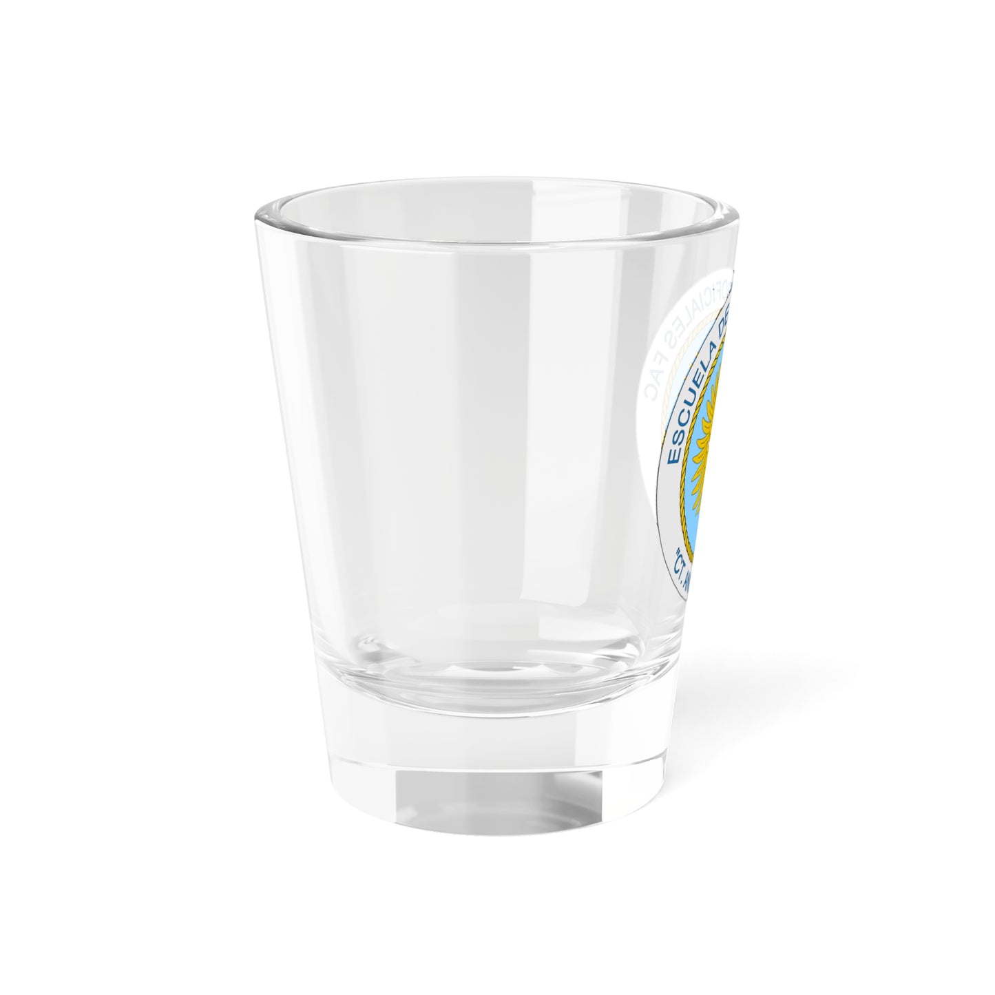 Escudo Escuela de Suboficiales FAC CTAMD (Colombia) (Coat of Arms) Shot Glass 1.5oz