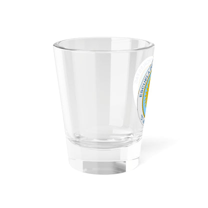 Escudo Escuela de Suboficiales FAC CTAMD (Colombia) (Coat of Arms) Shot Glass 1.5oz