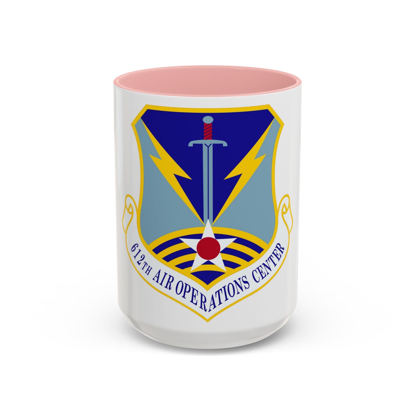 612 Air Operations Center ACC (U.S. Air Force) Accent Coffee Mug