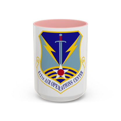 612 Air Operations Center ACC (U.S. Air Force) Accent Coffee Mug