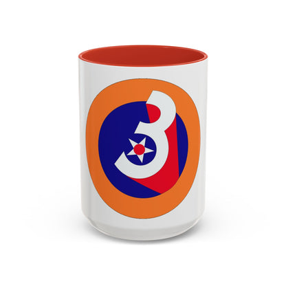 3 Air Force (U.S. Army) Accent Coffee Mug