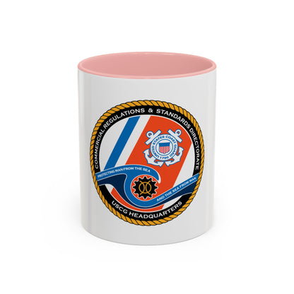 USCG HQ CG ENG 1 Comm Reg Stnd Dlr (U.S. Coast Guard) Accent Coffee Mug